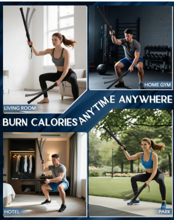 CordFree Weighted Rope™ — Portable 15min HIIT Training